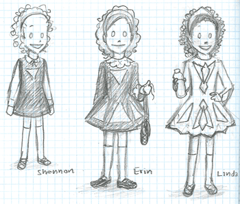 Shannon, Erin, and Linda